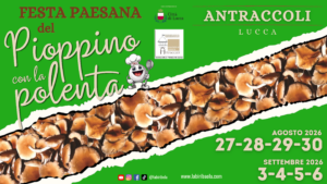 Pioppino con polenta, Festa paesana, antraccoli, 2026, lucca, La Biribaola